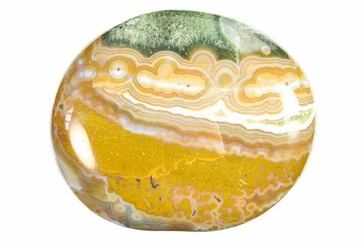 Polished Ocean Jasper Stone - New Deposit #297229